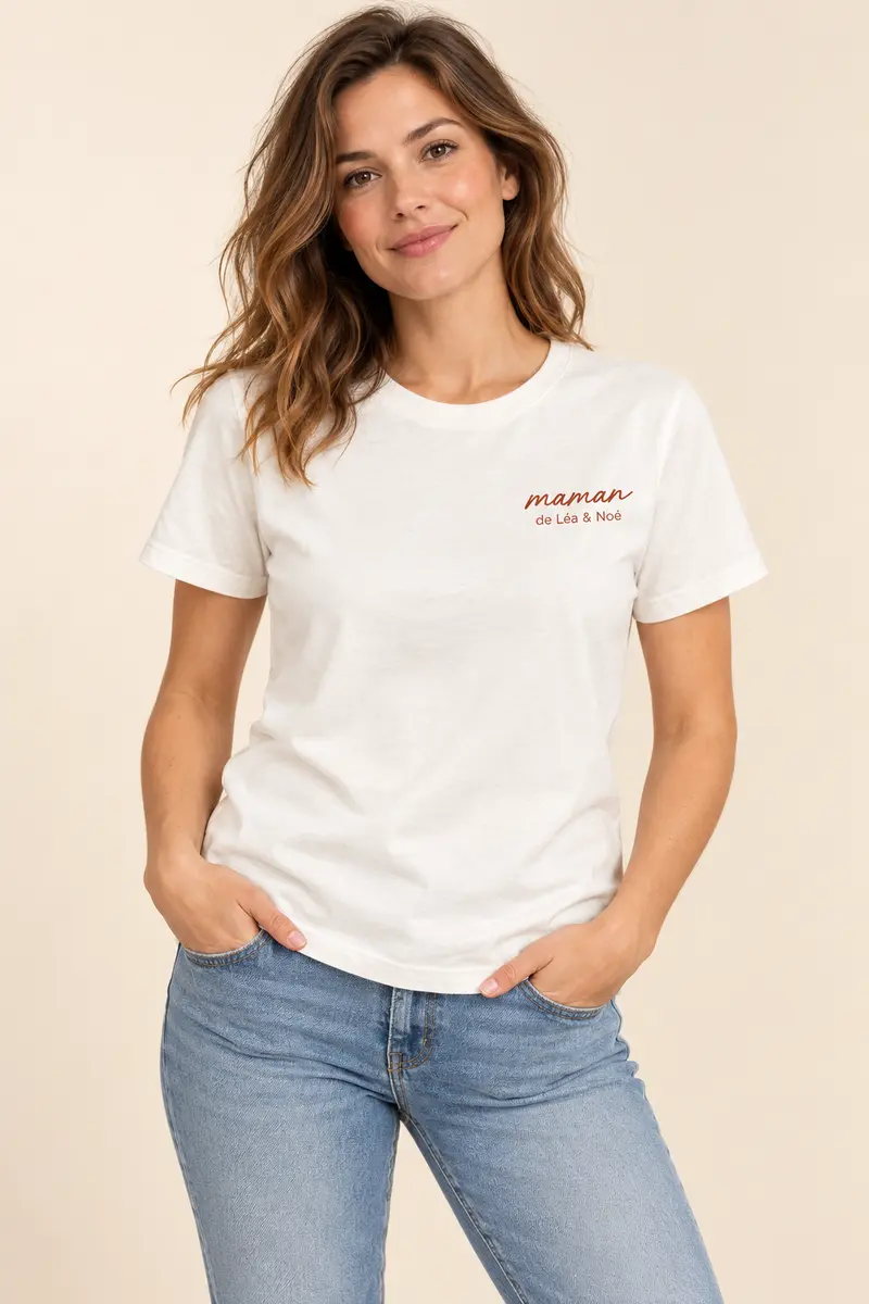 Ma petite tribu · aperçu porté sur mannequin humain